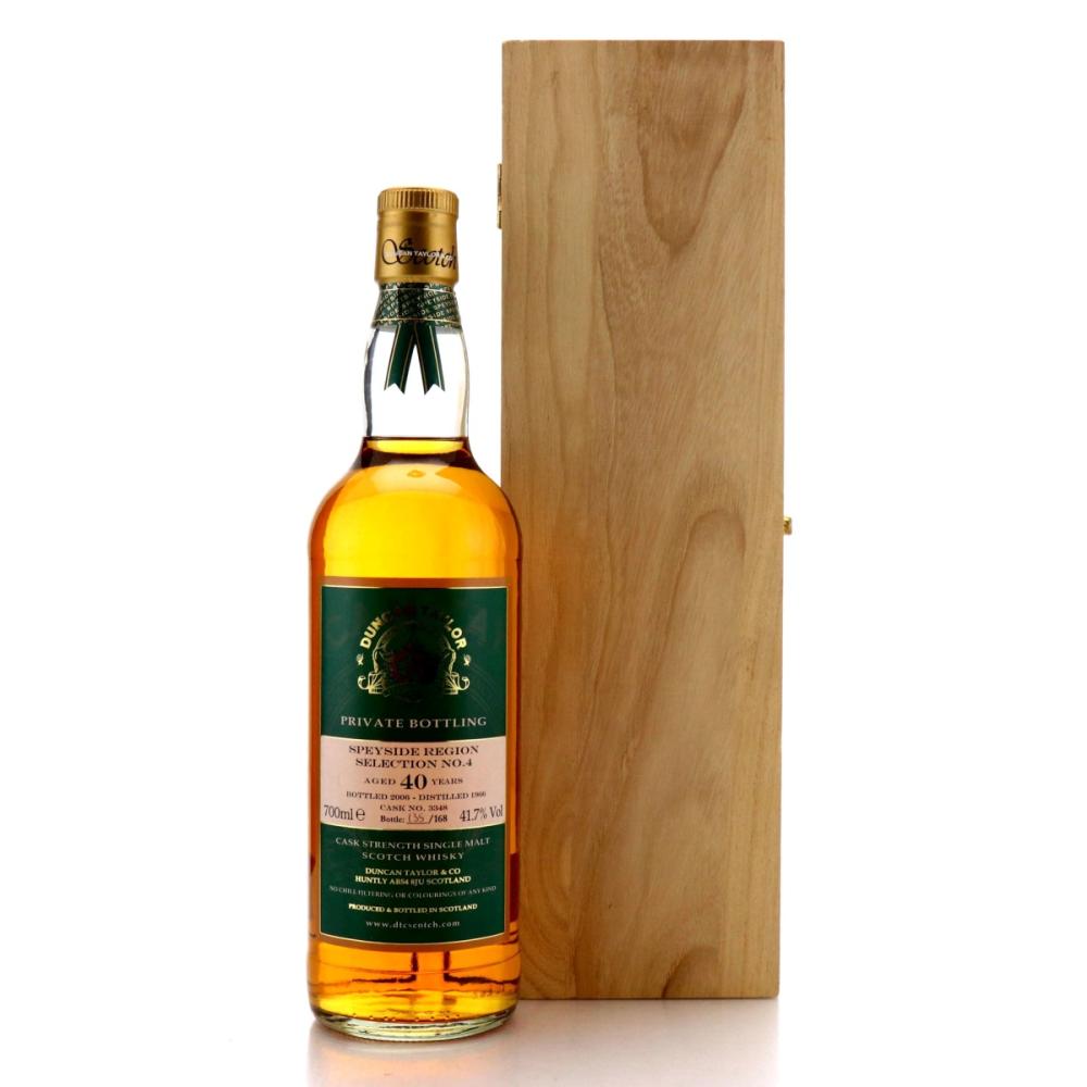 Speyside Single Malt 1966 Duncan Taylor 40 Year Old Private Selection No. 4