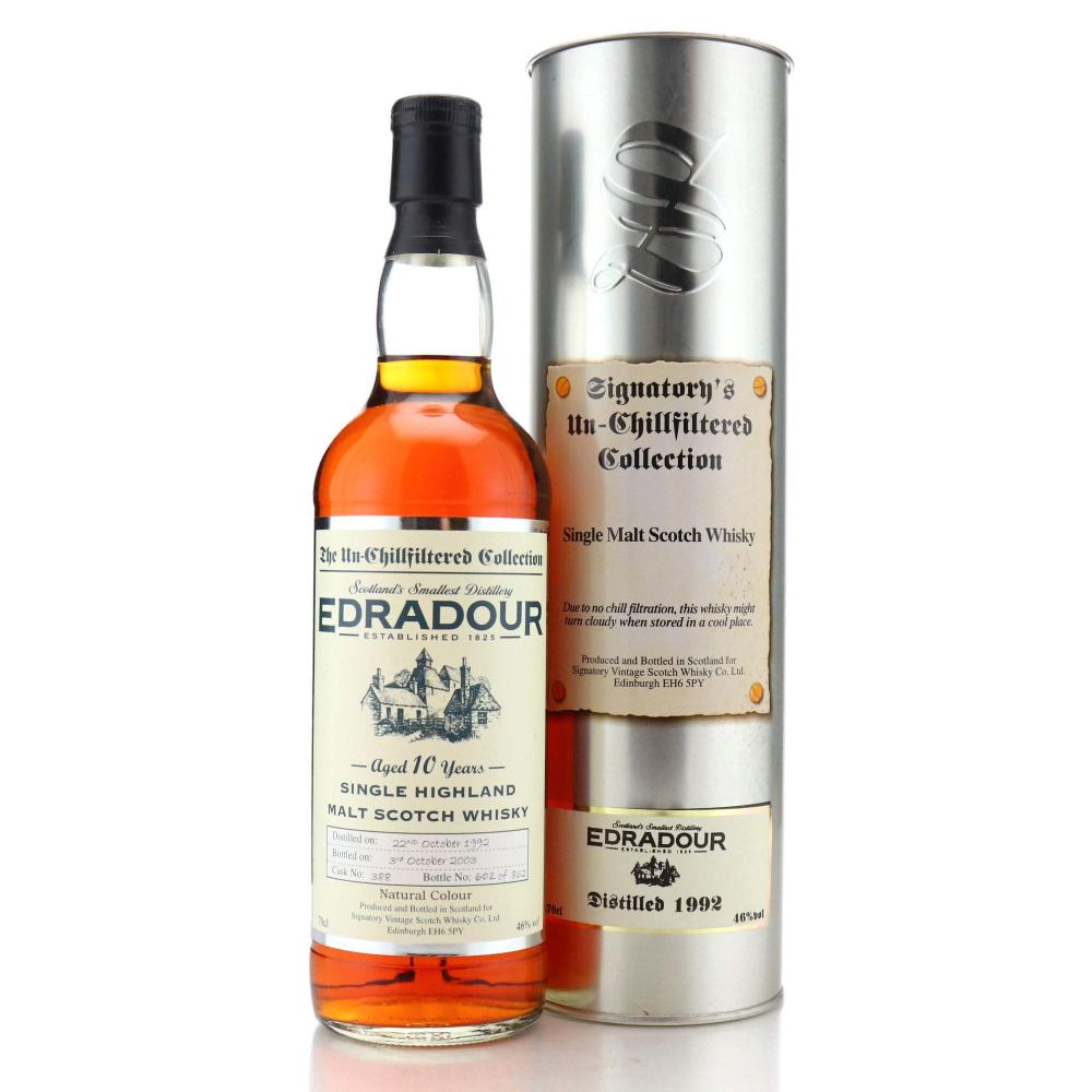 Edradour 1992 Signatory Vintage 10 Year Old #388