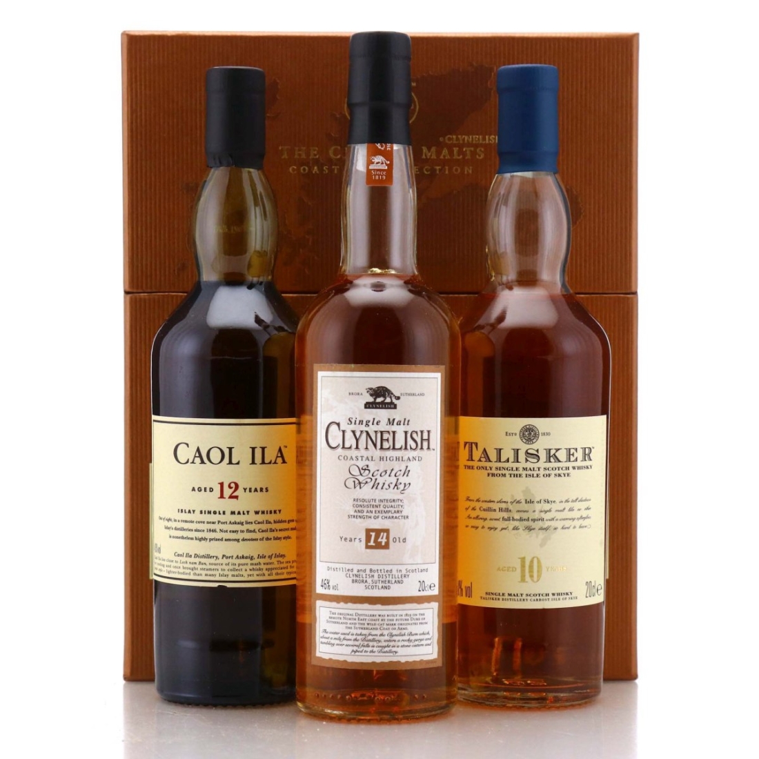 Classic Malts Coastal Collection 3 x 20cl