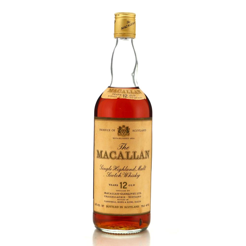 Macallan 12 Year Old Campbell, Hope and King 1970s 
