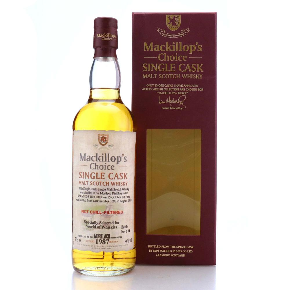 Mortlach 1987 Mackillop's Choice 22 Year Old #3690 / World of Whiskies