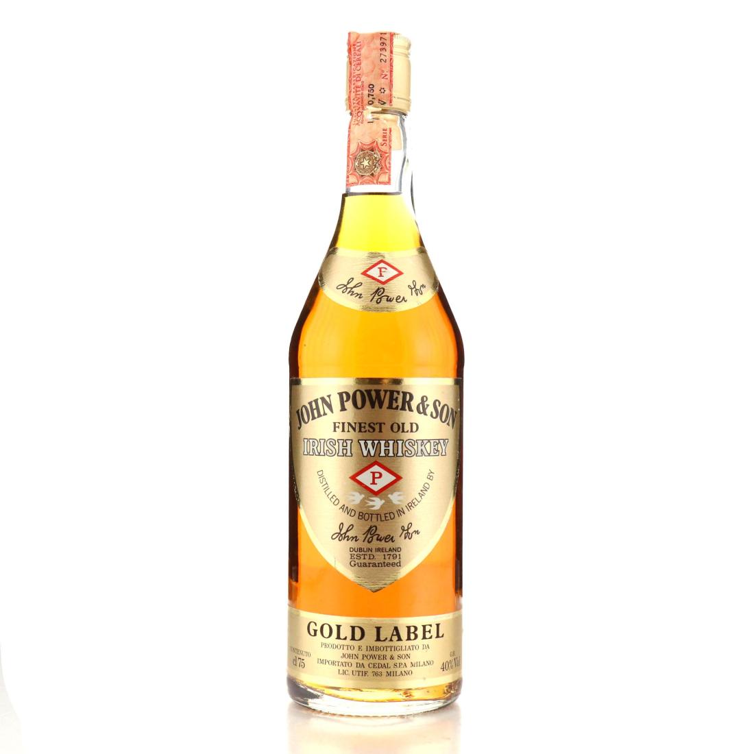 John Power Sons Gold Label Irish Whiskey