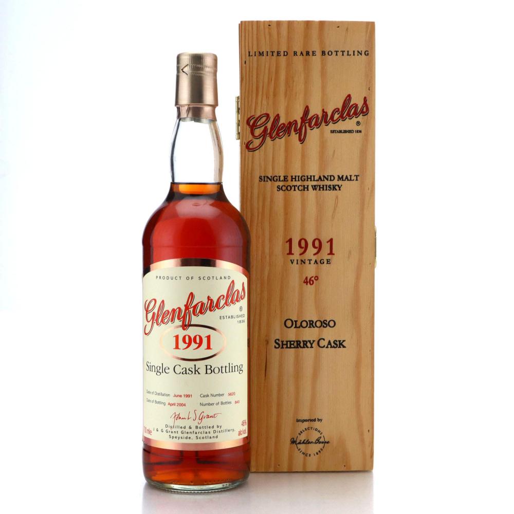 Glenfarclas 1991 Single Sherry Cask #5620 / Mahler Besse Import