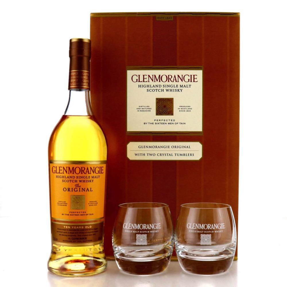 Glenmorangie 10 Year Old The Original pre-2022 Glasses Set