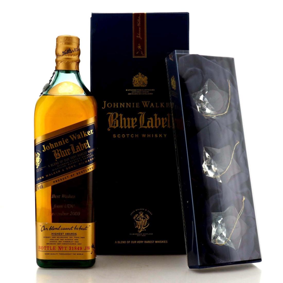 Johnnie Walker Blue Label Gift Pack 2000 Out Of The Blue