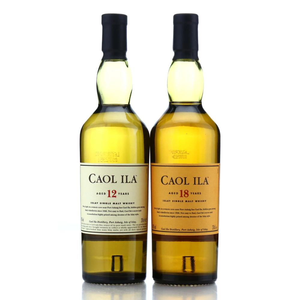 Caol Ila 12 & 18 Year Old 2 x 20cl
