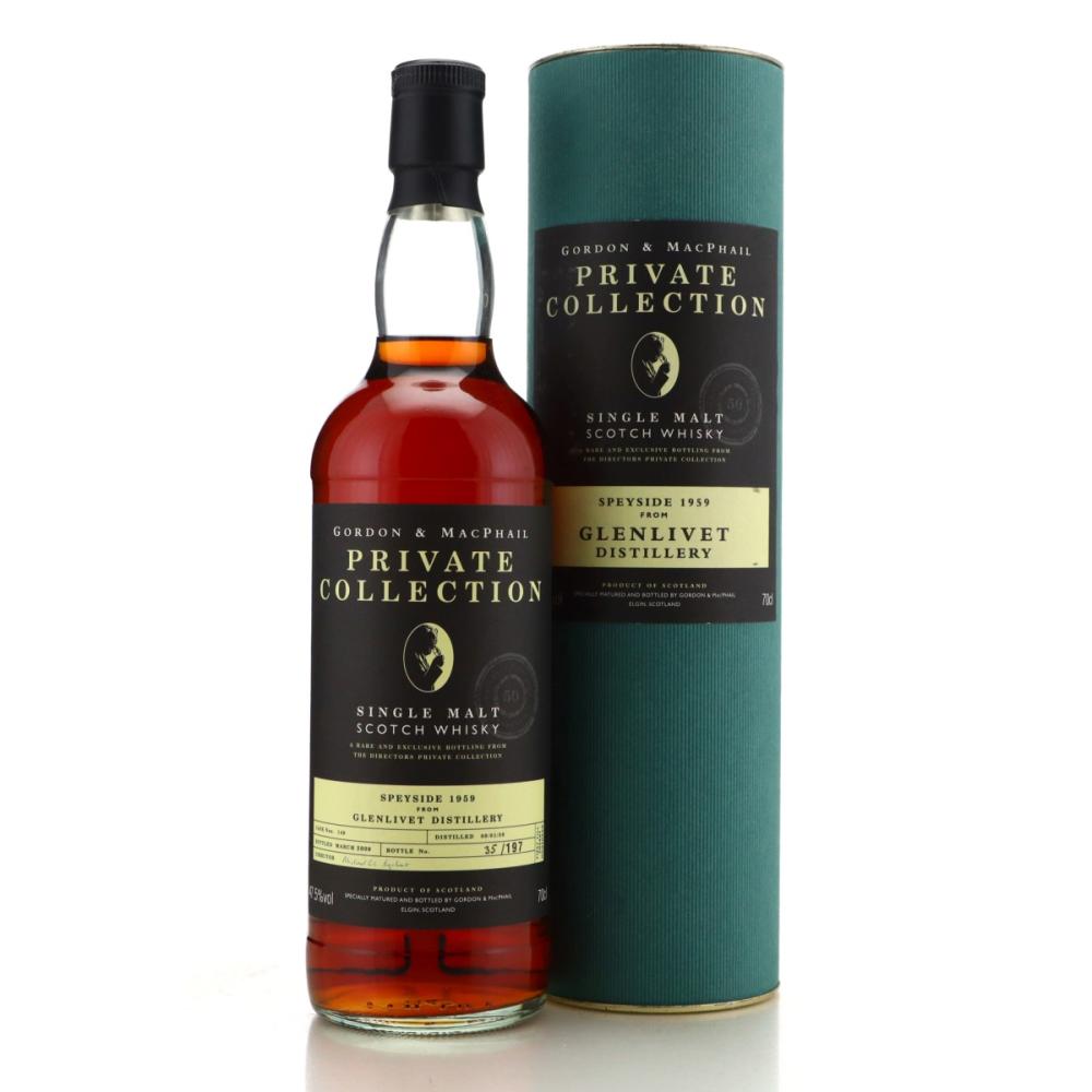 Glenlivet 1959 Gordon and MacPhail 50 Year Old Private Collection #148