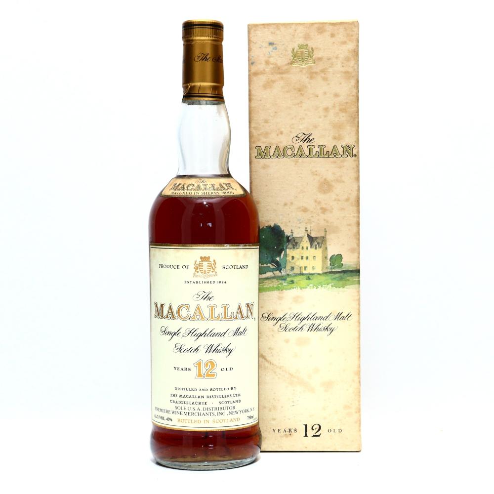 Macallan 12 Year Old 75cl 1990s / Premiere Wine Merchants Import, US