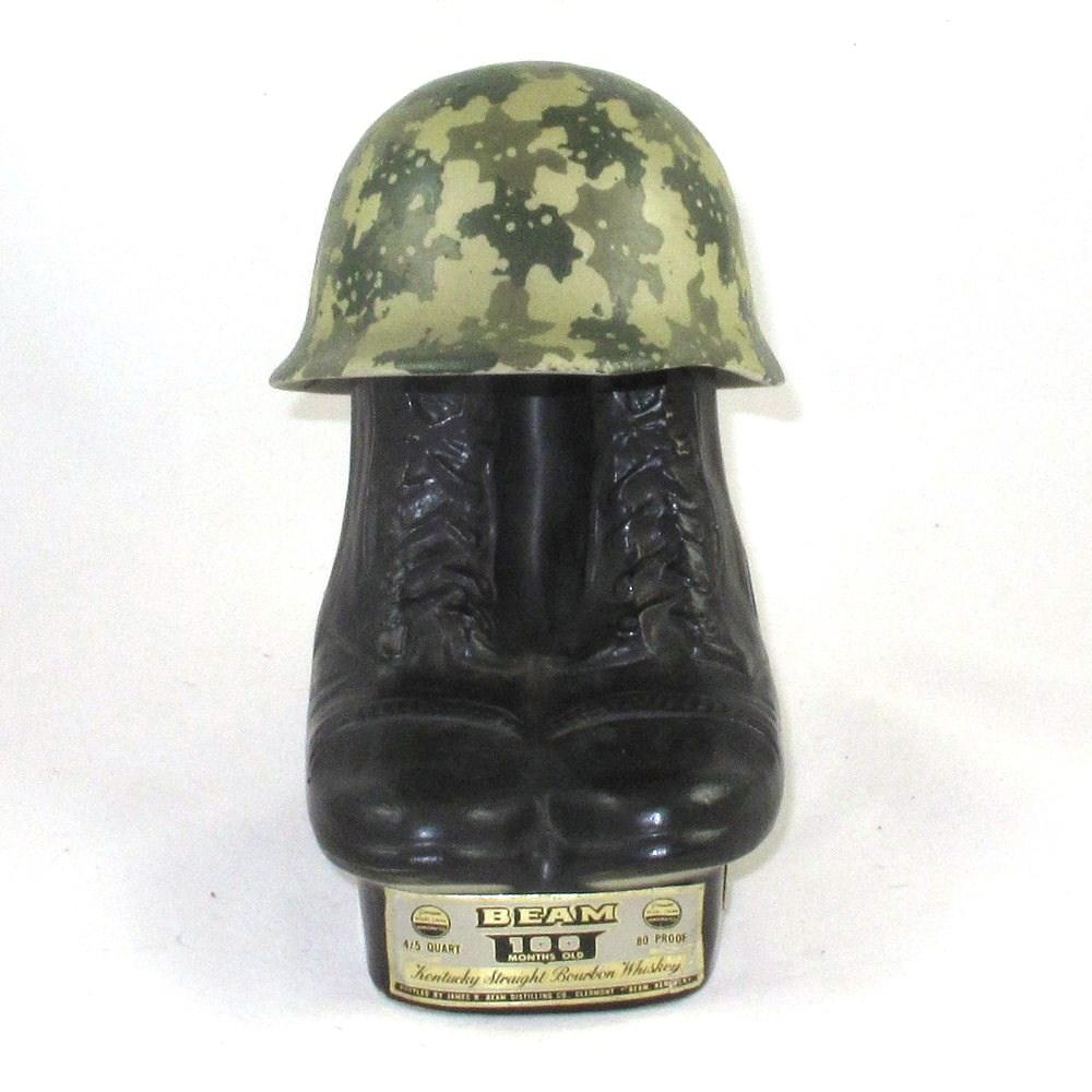 Jim Beam 100 Months Old (Boots and Helmet Decanter)