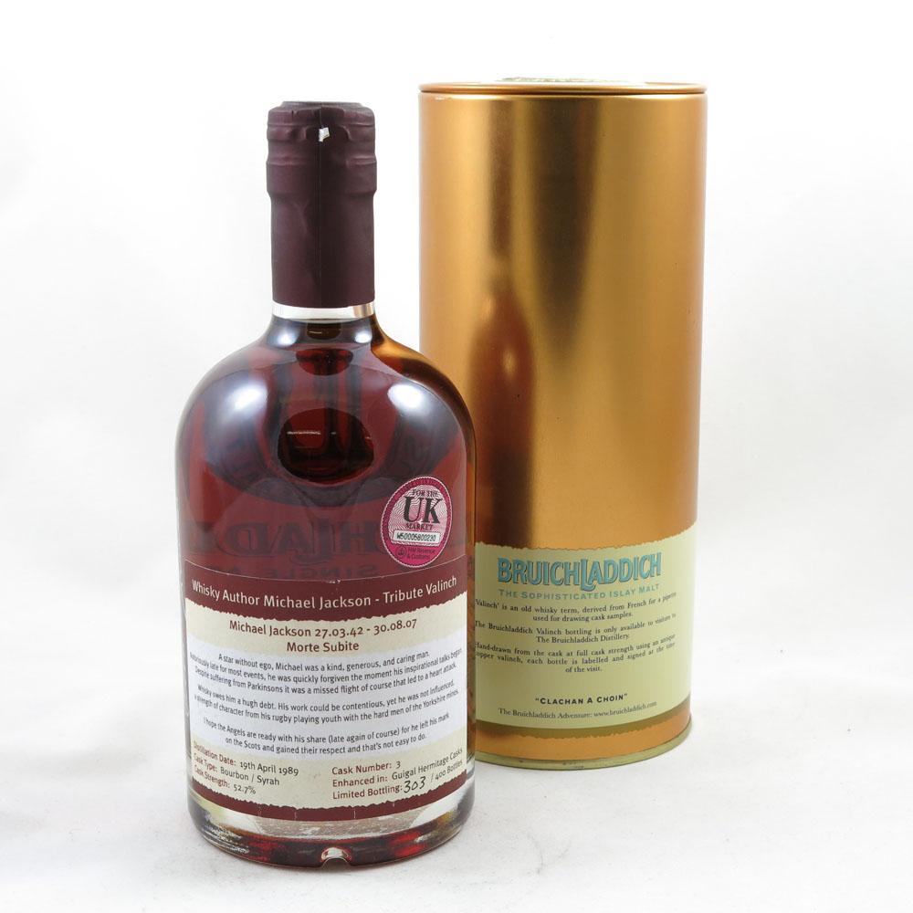 Bruichladdich 1989 Valinch Morte Subite (Signed)