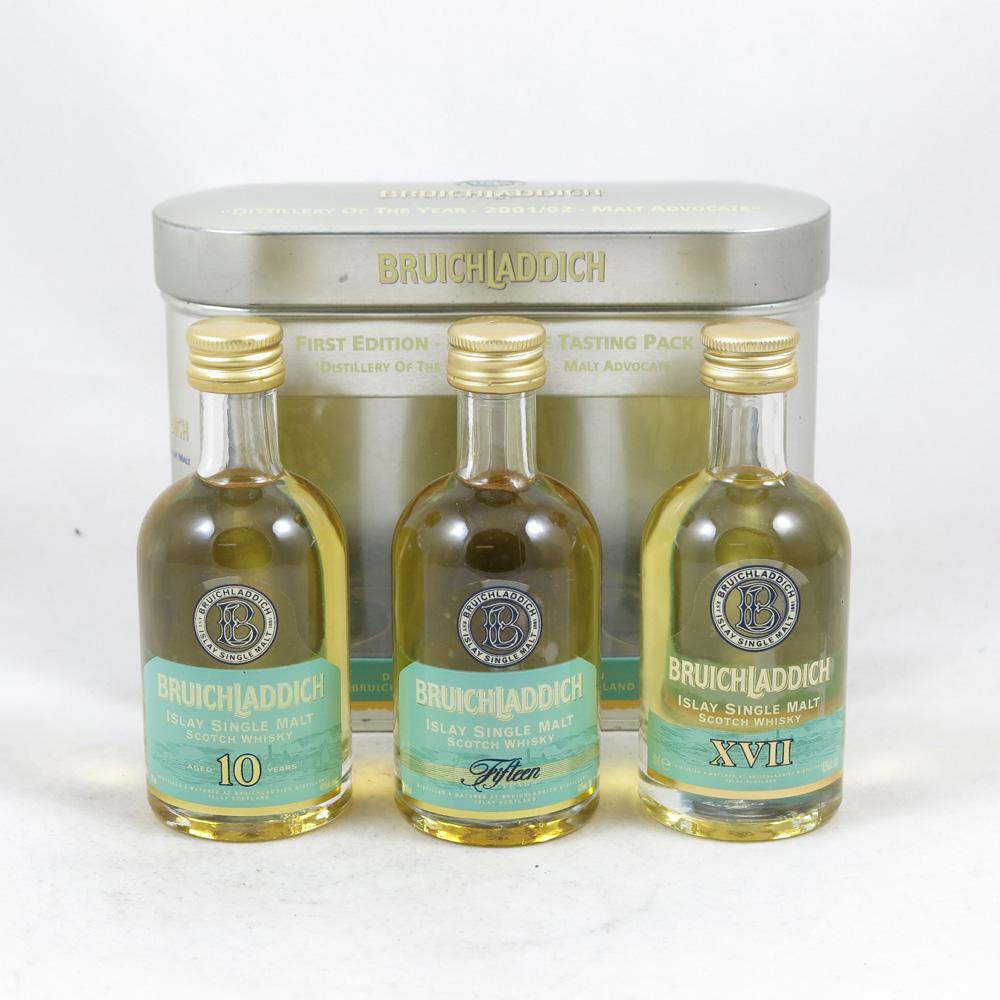 Bruichladdich 1st Edition Tasting Pack (10, 17 and 20 Year Old) 3 x 5cl