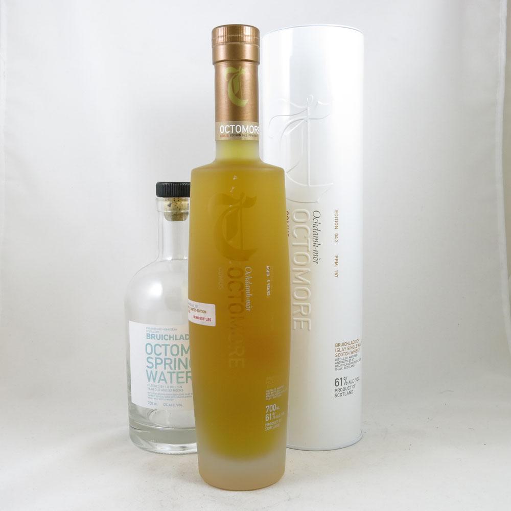 Bruichladdich Octomore Comus 4.2 and Octomore Spring Water (Bottle)