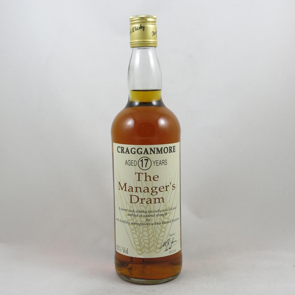 Cragganmore 17 Year Old Manager's Dram 1992 75cl