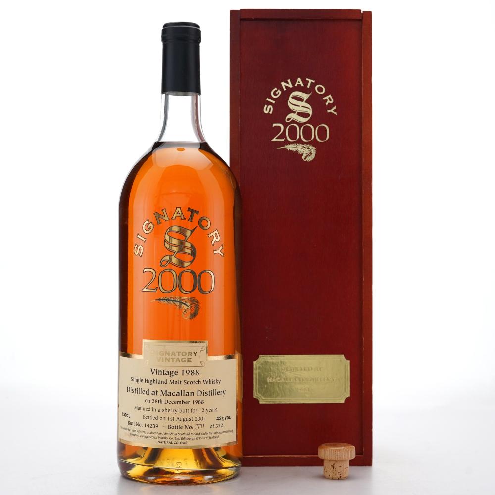 Macallan 1998 Signatory Vintage 12 Year Old 1.5 Litre / Millennium Edition