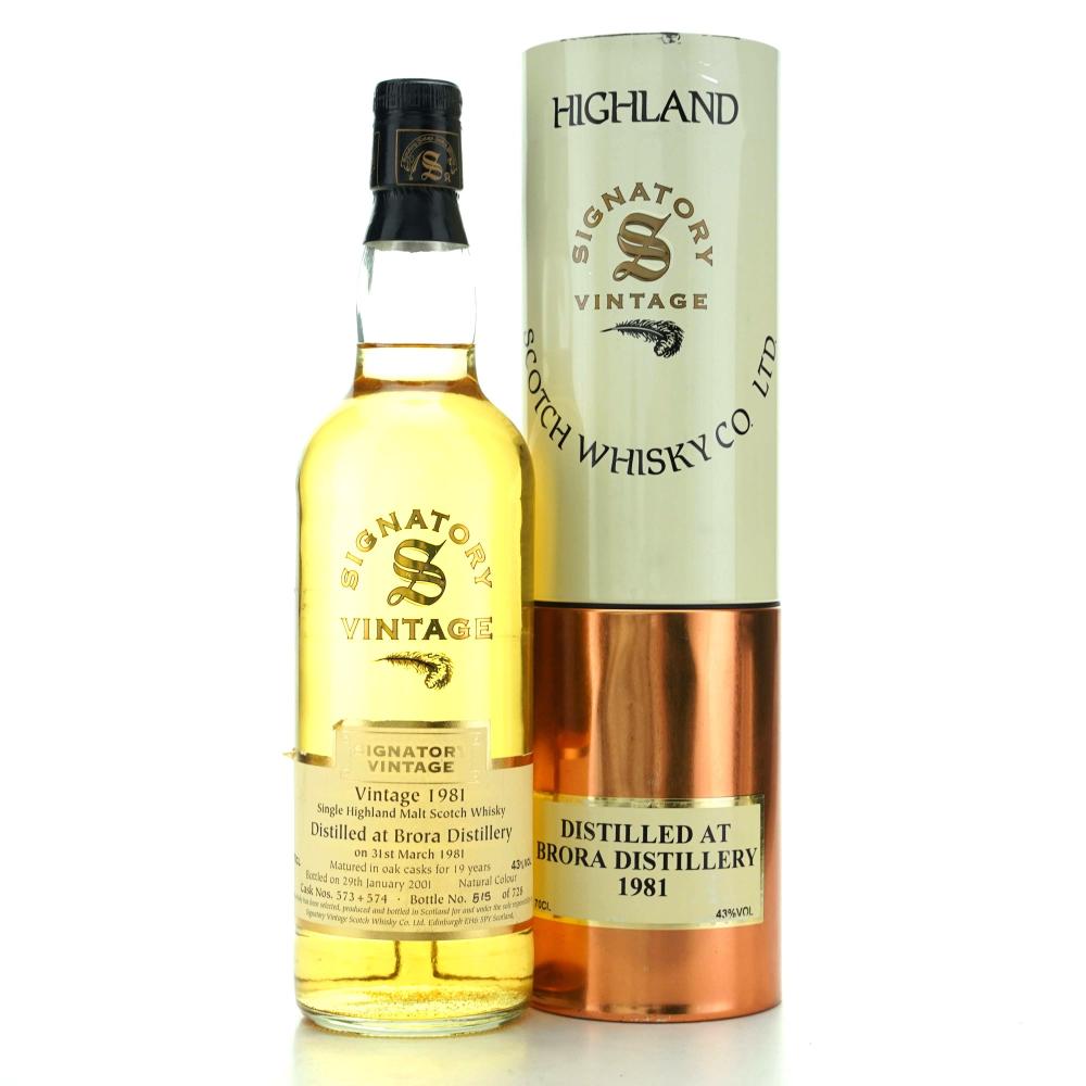 Brora 1981 Signatory Vintage 19 Year Old
