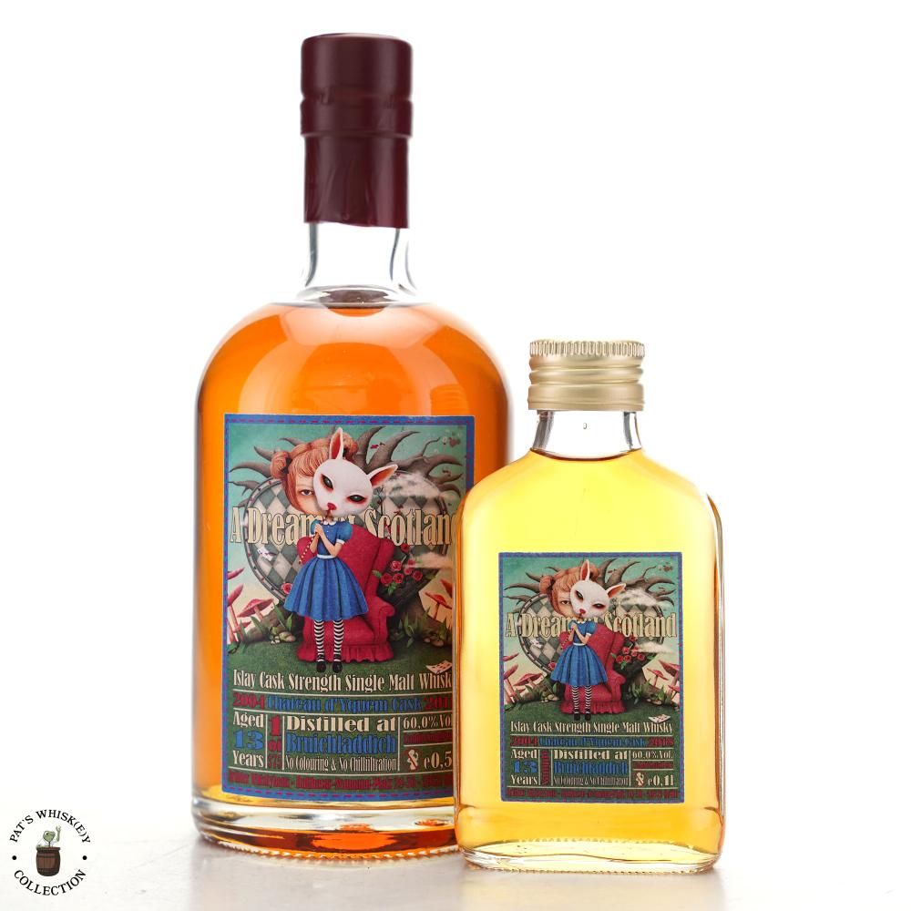 Bruichladdich 2004 A Dream of Scotland 13 Year Old 50cl & 10cl / LaddieSnugPorz