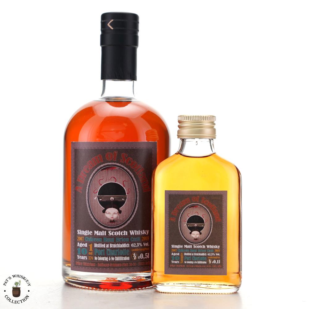 Port Charlotte 2007 A Dream of Scotland 10 Year Old 50cl & 10cl / LaddieSnugPorz