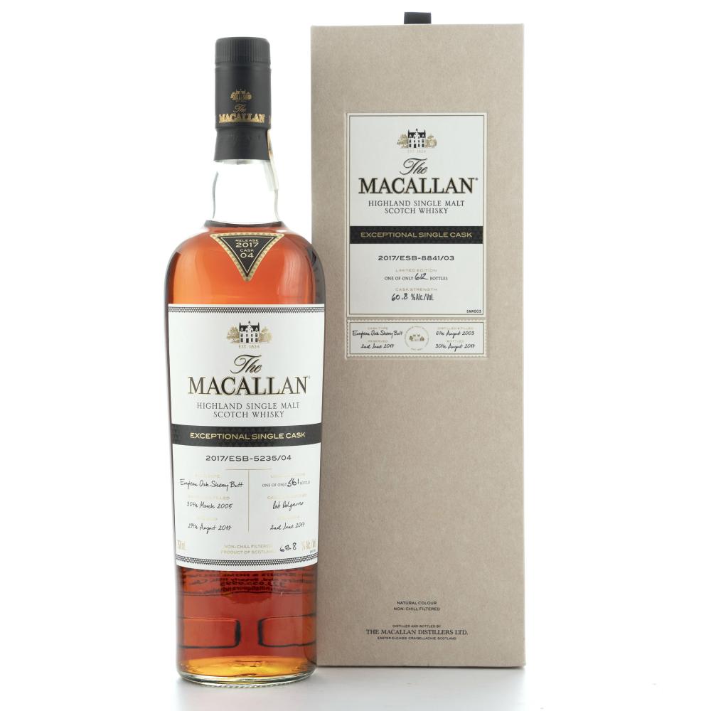 Macallan 2005 Exceptional Cask #5235-04 75cl / 2017 Release - US Import