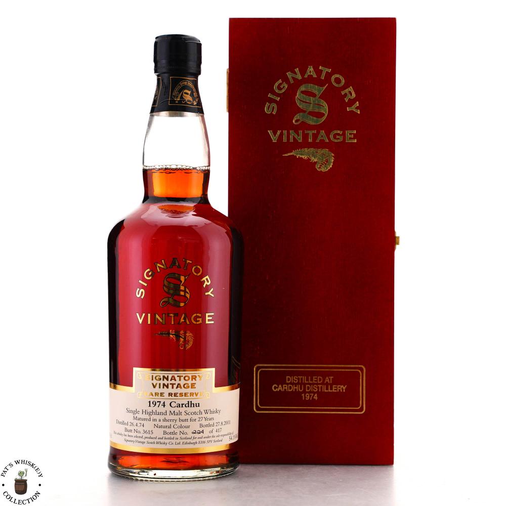 Cardhu 1974 Signatory Vintage 27 Year Old Rare Reserve