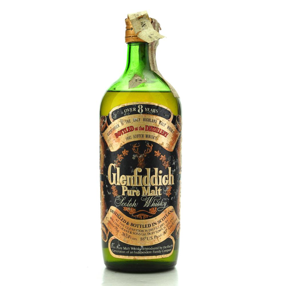 Glenfiddich 8 Year Old Pure Malt 1970s / Portuguese Import