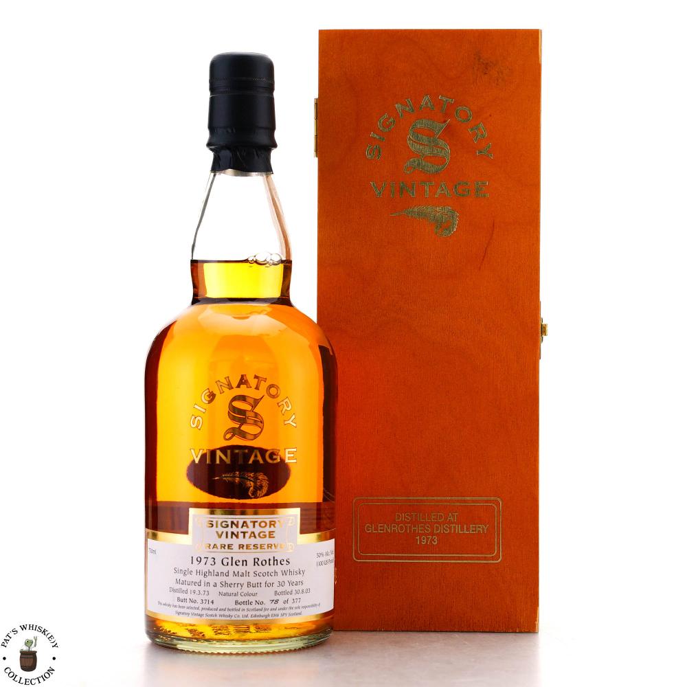 Glenrothes 1973 Signatory Vintage 30 Year Old Rare Reserve 75cl / US Import