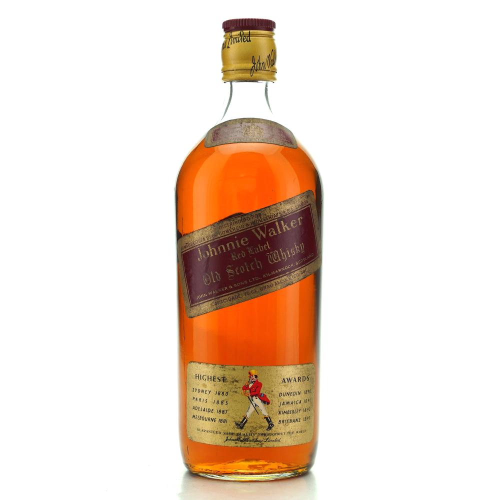 Johnnie Walker Red Label / Portuguese Import