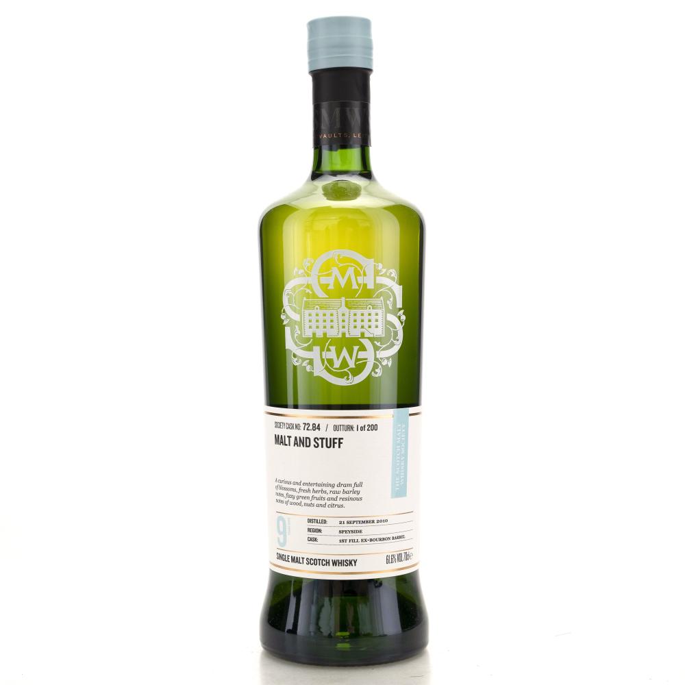 Miltonduff 2010 SMWS 9 Year Old 72.84