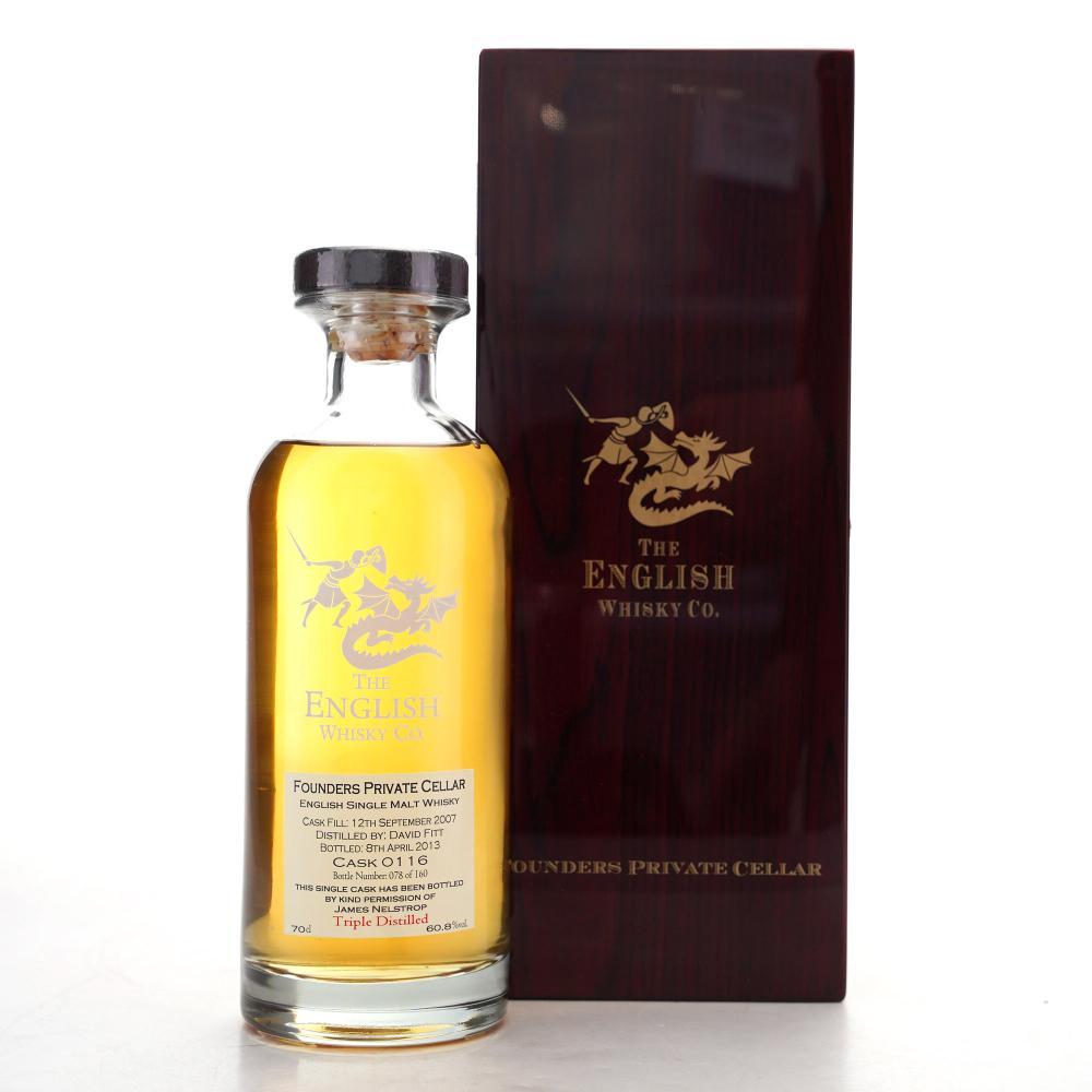 English Whisky Co 2007 Founder's Private Cellar #116