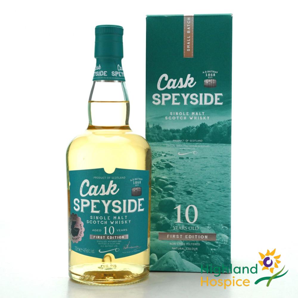Cask Speyside A.D.Rattray 10 Year Old First Edition / Highland Hospice Charity Lot