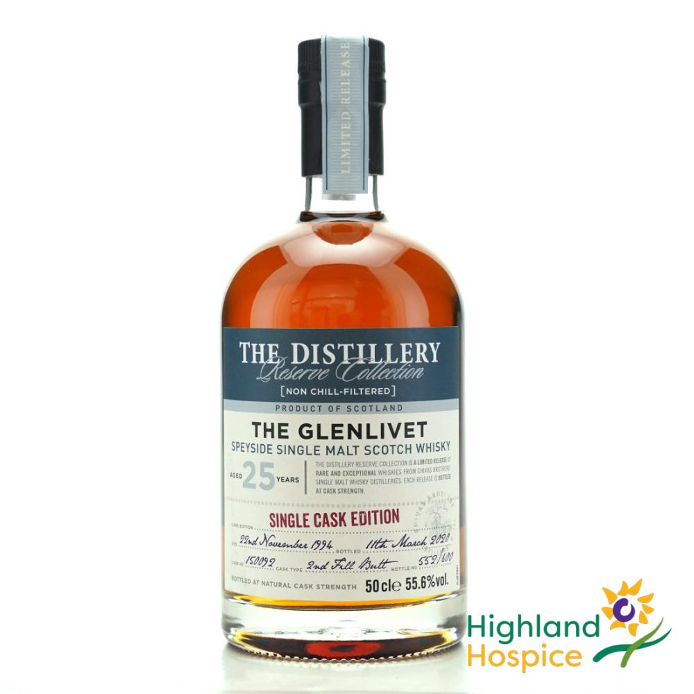 Glenlivet 1994 Reserve Collection 226 Year Old 50cl / Single Cask Edition / Highland Hospice Charity Lot