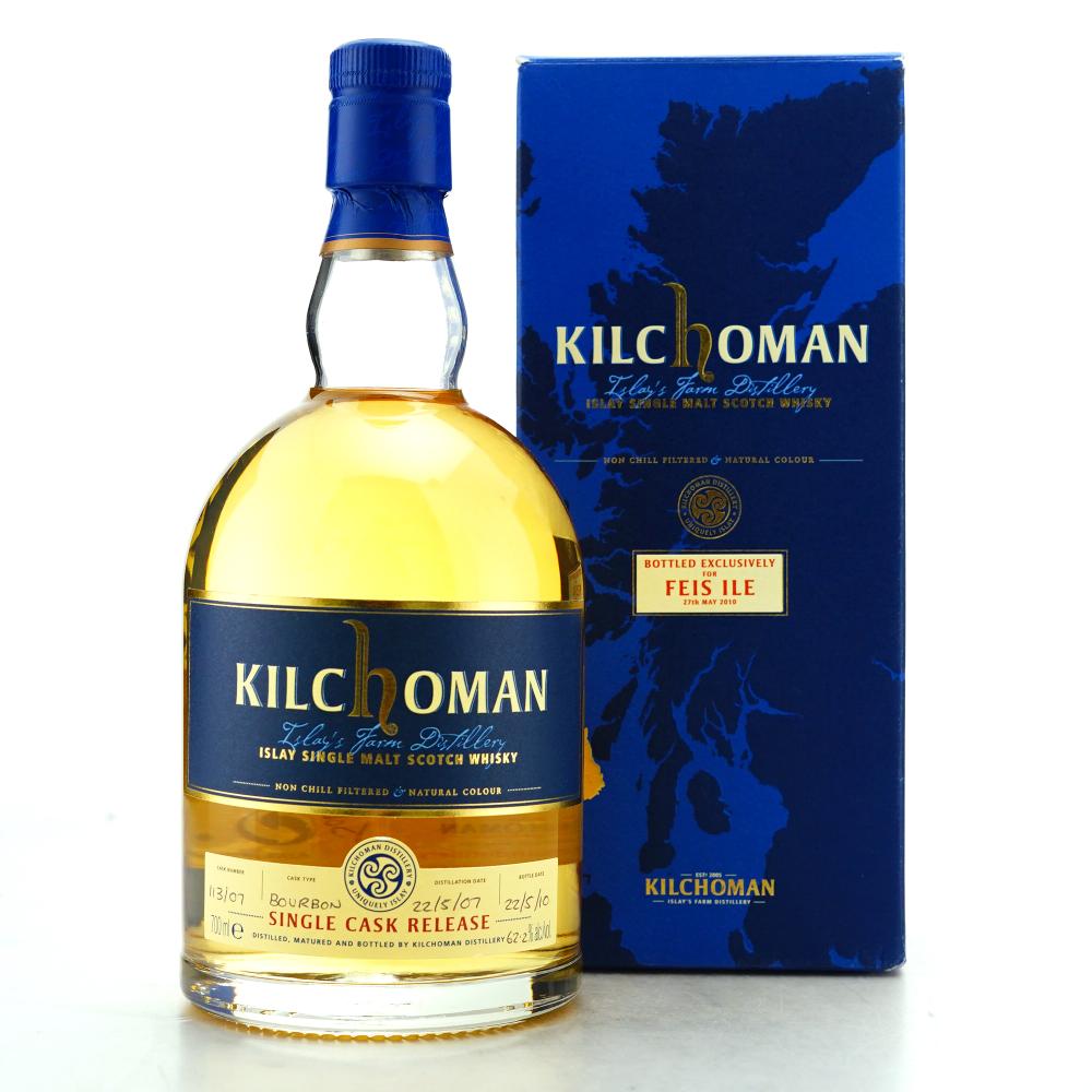 Kilchoman 2007 Single Bourbon Cask #113 / Feis Ile 2010 - Signed by John Maclellan
