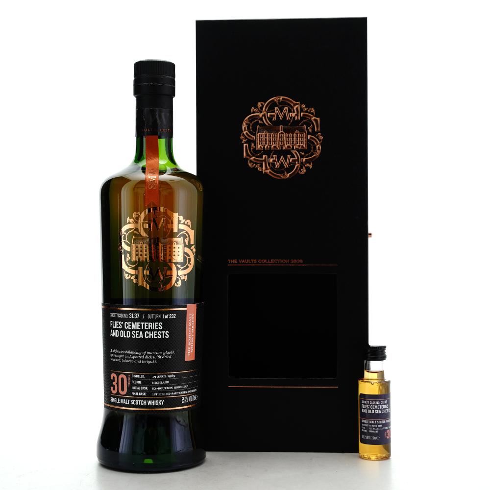 Jura 1989 SMWS 30 Year Old 31.37 70cl & 2.5cl / The Vaults Collection