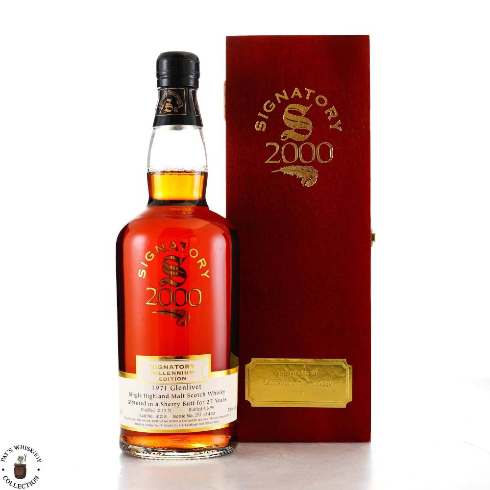 Glenlivet 1971 Signatory Vintage 27 Year Old Millennium Edition