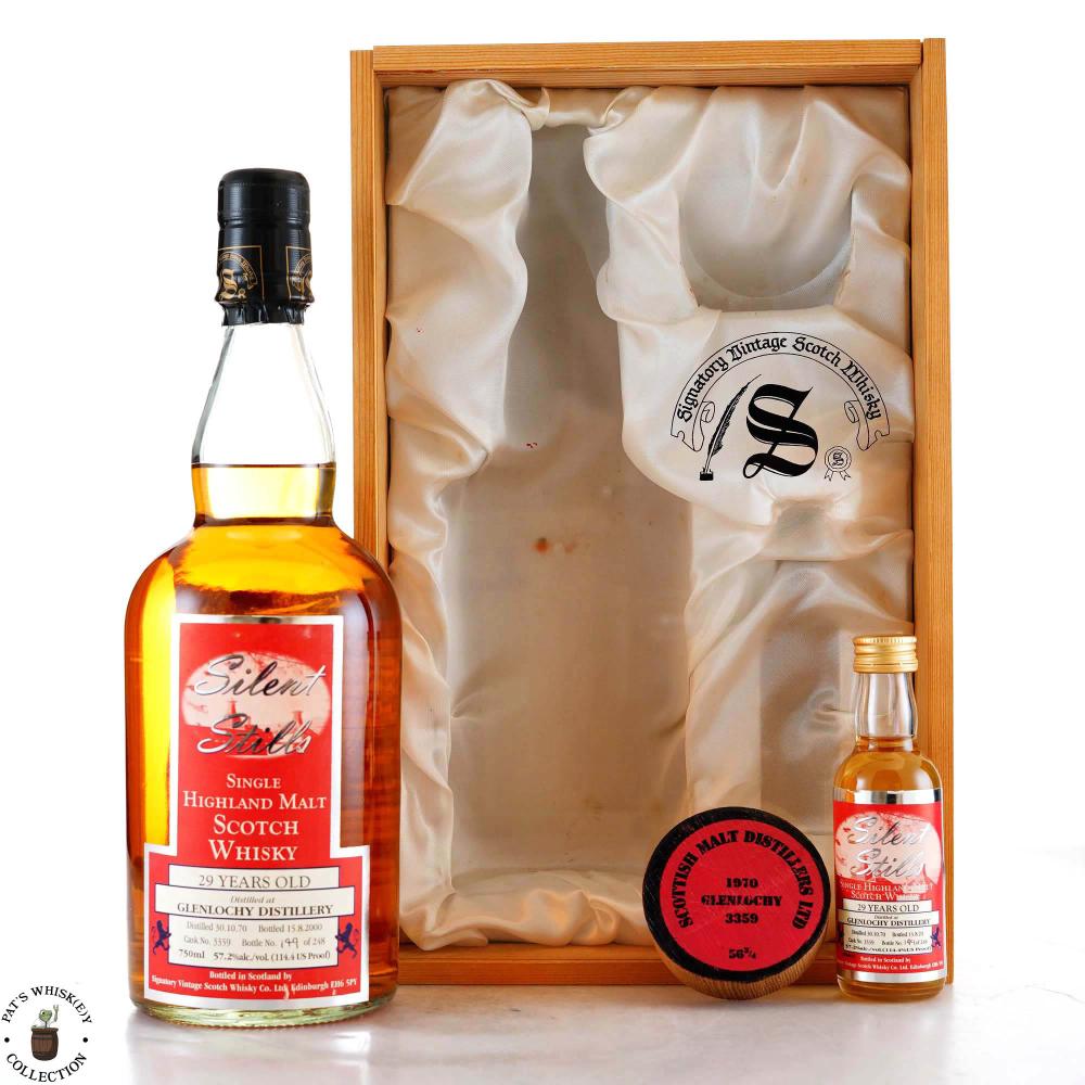 Glenlochy 1970 Signatory Vintage 29 Year Old Silent Stills 75cl Gift Pack / US Import