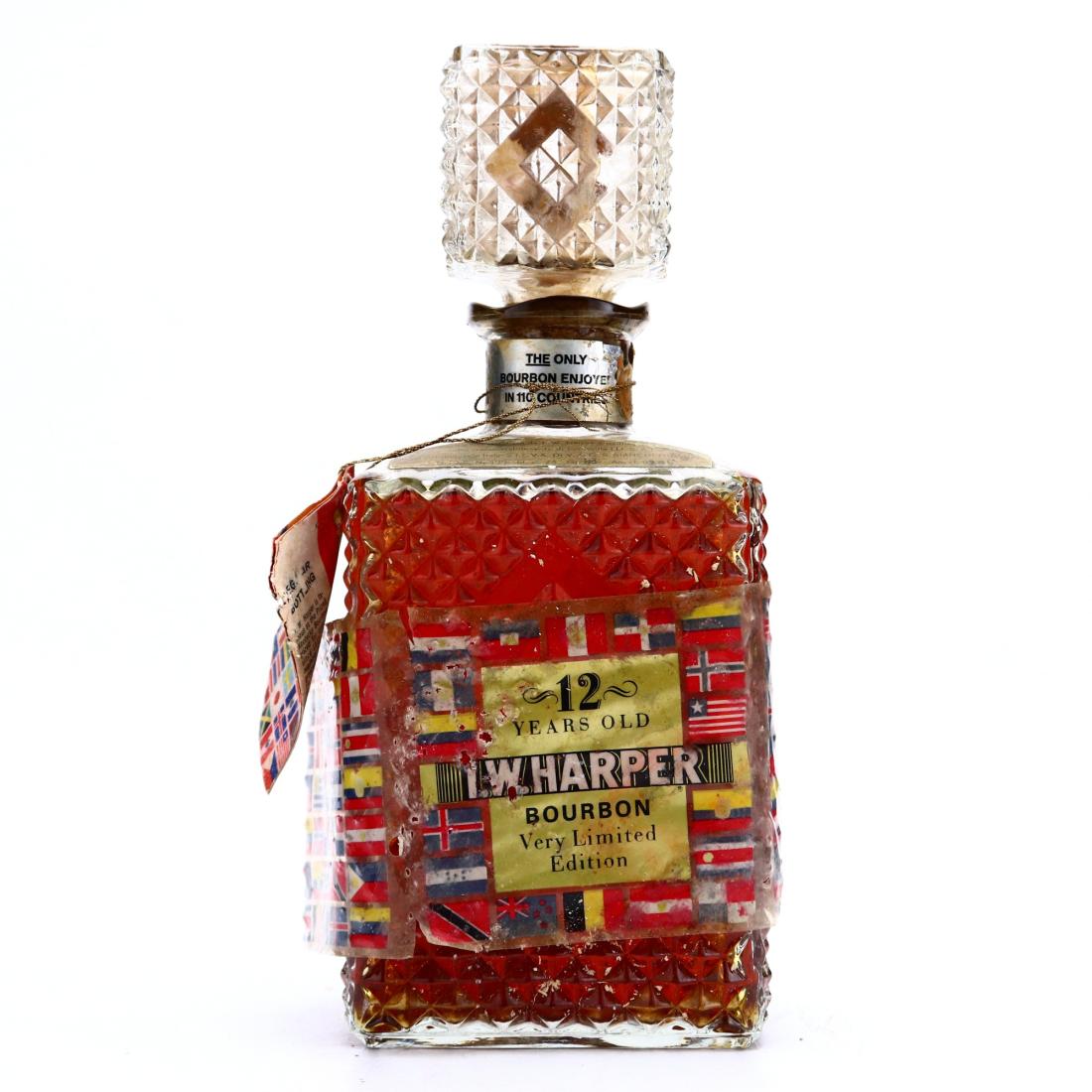 ウイスキー I.W. Harper 12 Year Old Decanter Bottle I.W. Harper 12 years Crystal Decanter 75cl - Passion for Whisky