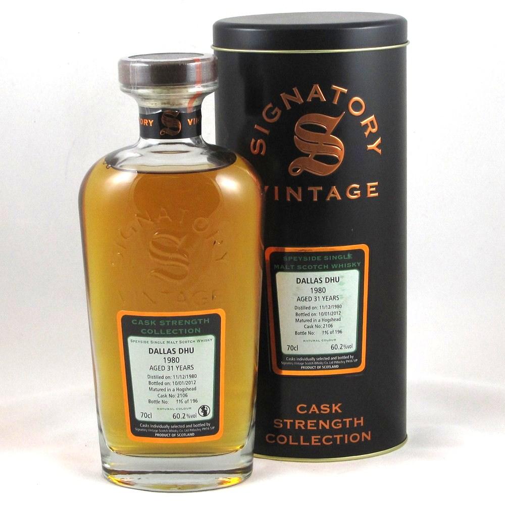 Dallas Dhu 1981 Signatory Vintage 31 Year Old