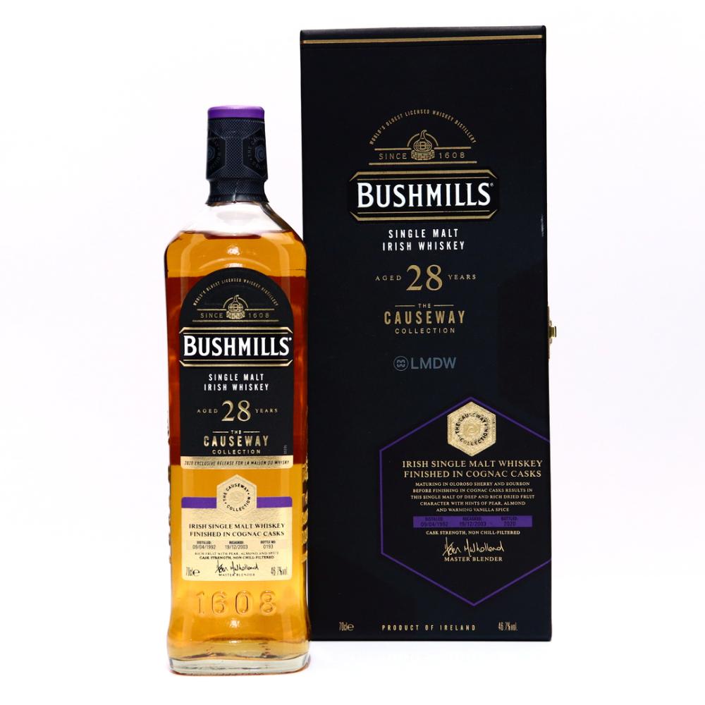 Bushmills 1992 Cognac Cask Finish 28 Year Old / The Causeway Collection - LMDW