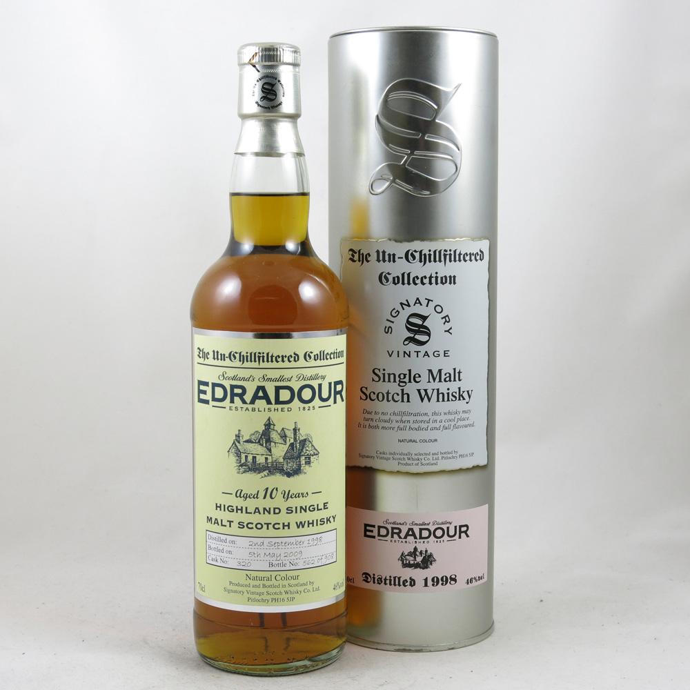 Edradour 1998 Signatory Vintage 10 Year Old