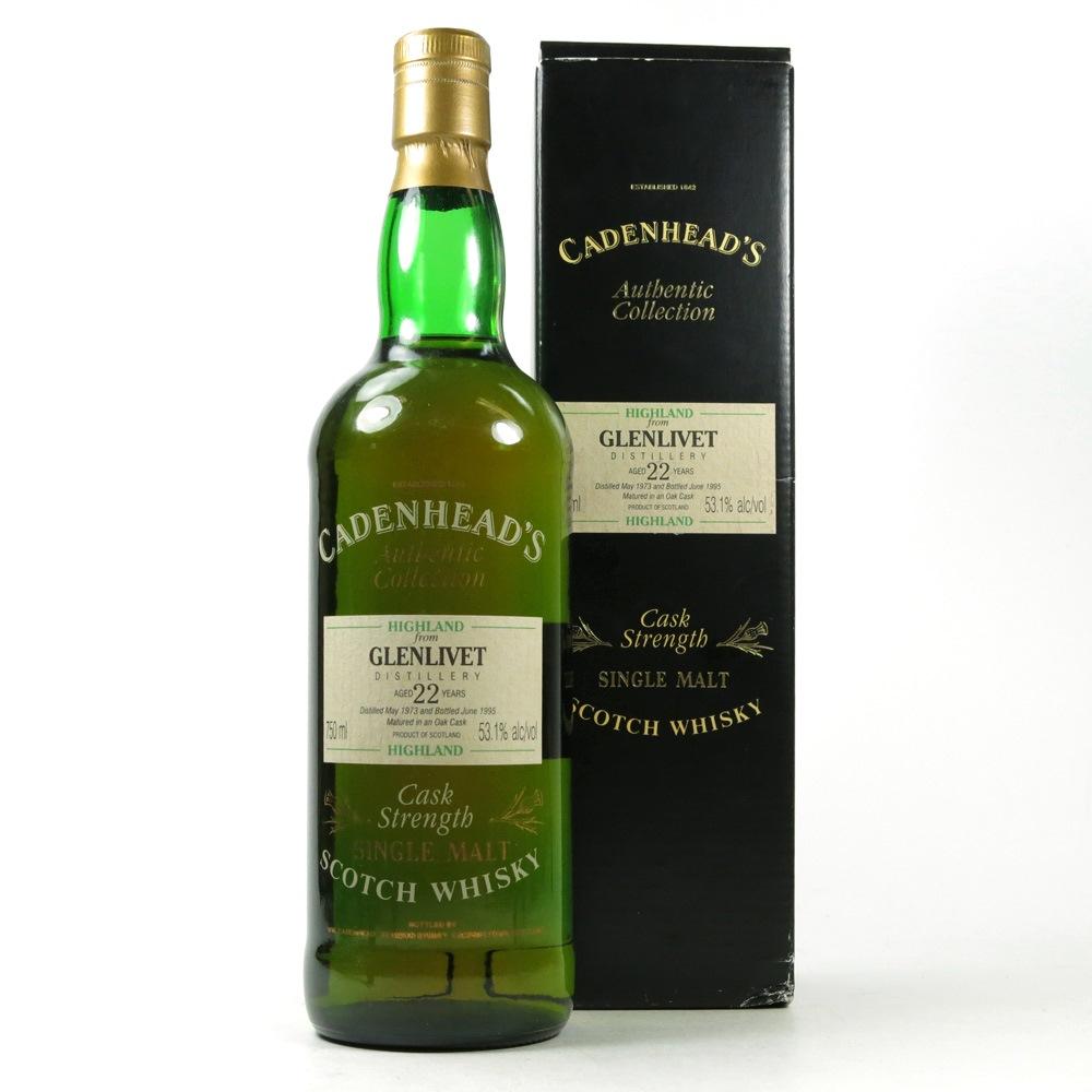 Glenlivet 1973 Cadenhead's 22 Year Old 75cl 