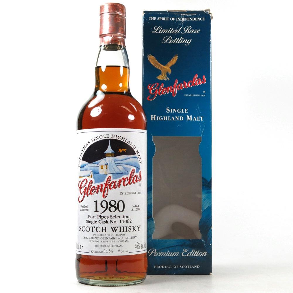 Glenfarclas 1980 Port Pipe 25 Year Old / Christmas Edition 