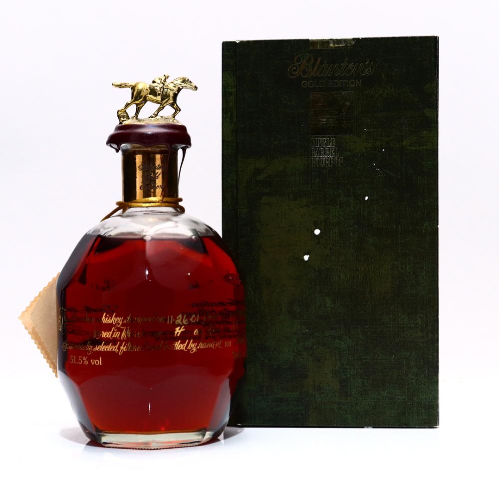 Blanton's Single Barrel Gold Edition dumped 2001