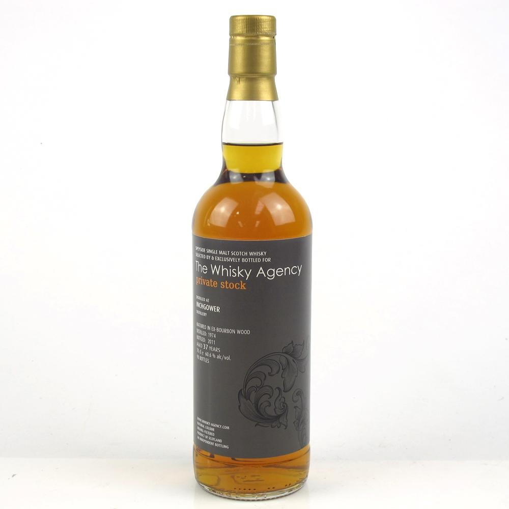 Inchgower 1974 The Whisky Agency Private Stock 37 Year Old