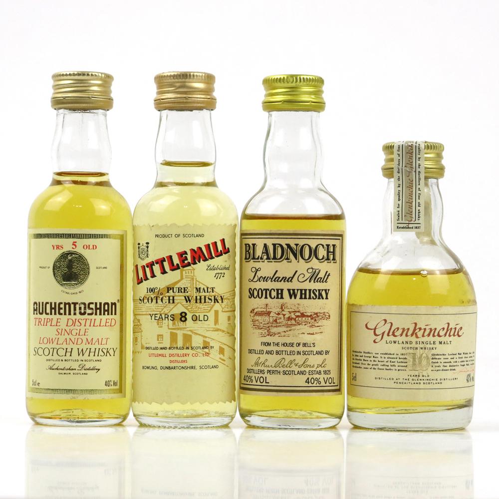 Lowland Miniature Selection Including Littlemill 4 x 5cl