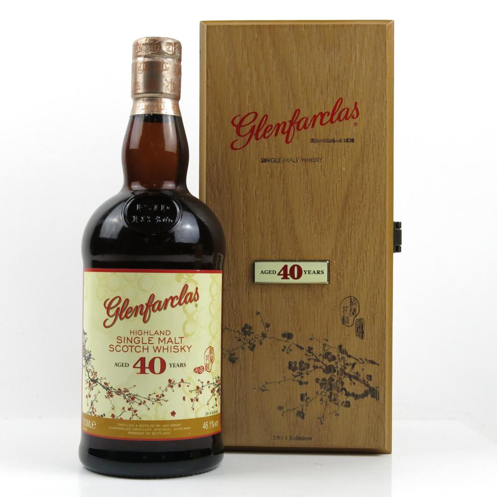 Glenfarclas 40 Year Old 2014 Release / Taiwanese Export / Plum Blossom