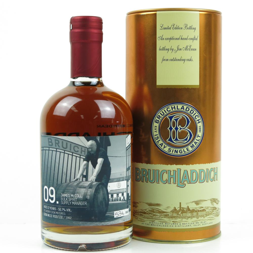 Bruichladdich 1992 Valinch James McColl / Signed by Jim McEwan