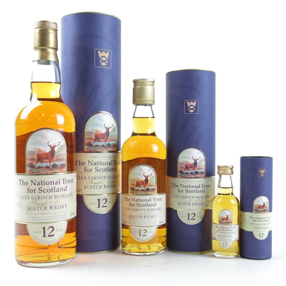 Glen Garioch 12 Year Old National Trust Collection 70cl, 35cl and 5cl