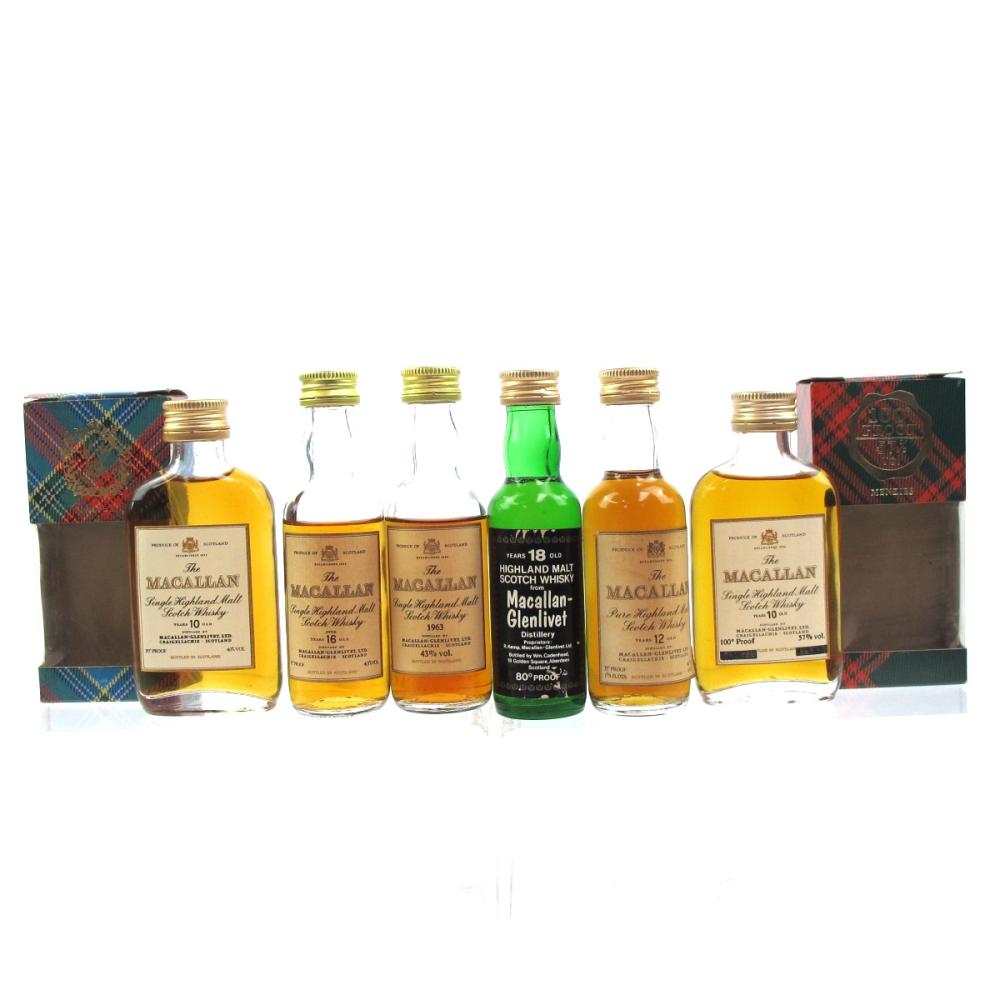 Miscellaneous Macallan Miniature Selection / Including 1963 