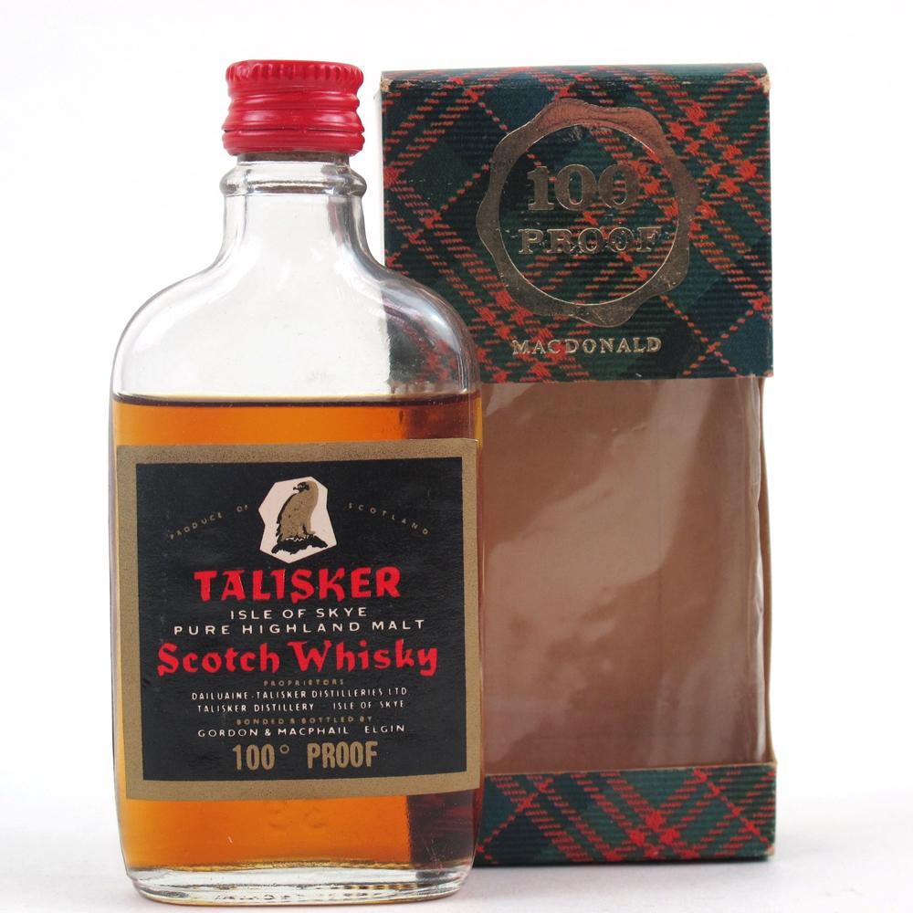 Talisker Gordon and MacPhail Miniature 100 Proof