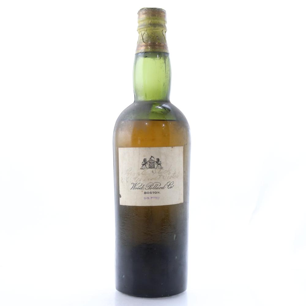 Private Stock Old Glenlivet Scotch circa 1880s / Wood Pollard Co, Boston
