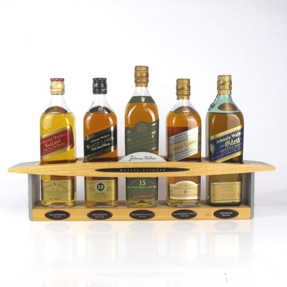Johnnie Walker Master Blender Collection / Including Plinth and Johnnie Walker Oldest
